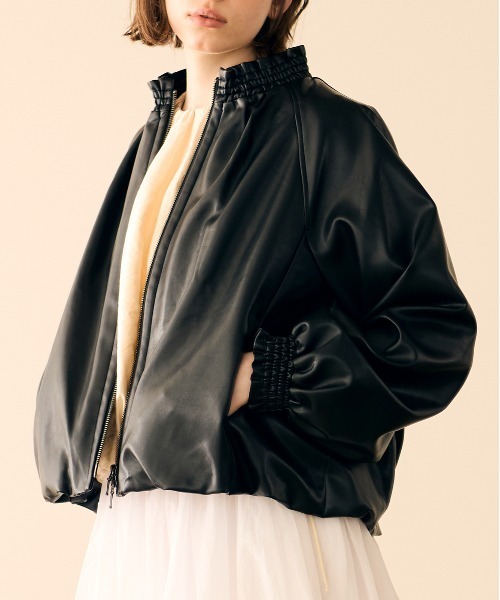 Marilyn Moon（マリリンムーン） ブルゾン アウター soft eco-leather