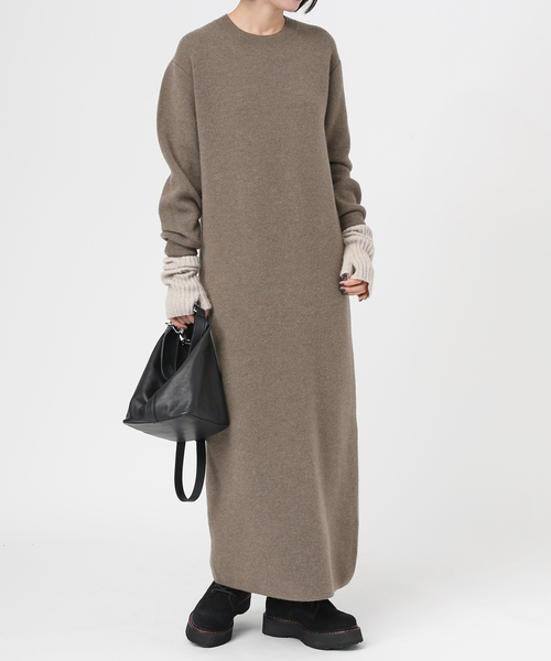 AP STUDIO エーピーストゥディオ　タートルネックニットワンピース36 AP STUDIO ニットワンピース 36 グレー レディース : ZOZOTOWN Yahoo