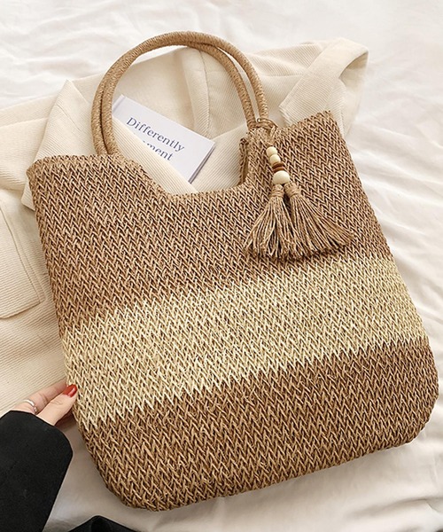 「DAY CLOSET」 トートバッグ ONE SIZE ベージュ レディース_画像5