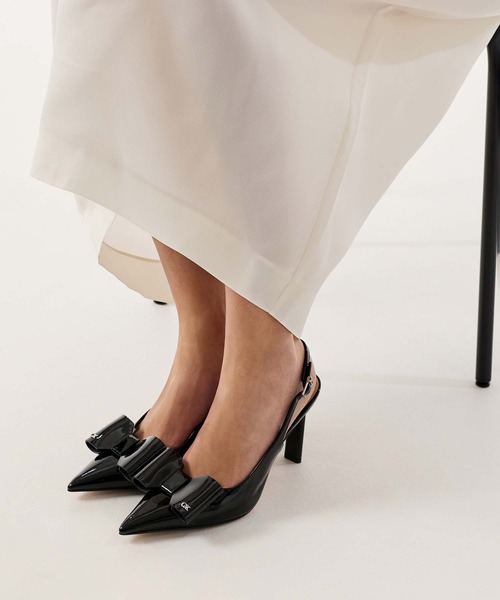 CHARLES ＆ KEITH（チャールズ&キース） パンプス Lu ルー レザーボウ