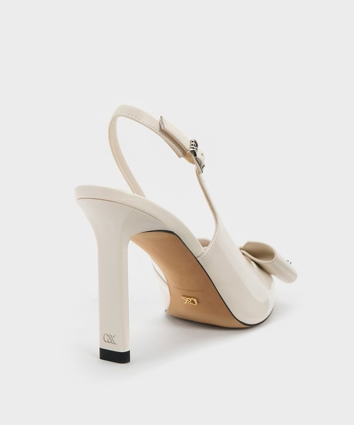CHARLES ＆ KEITH（チャールズ&キース） パンプス Lu ルー レザーボウ