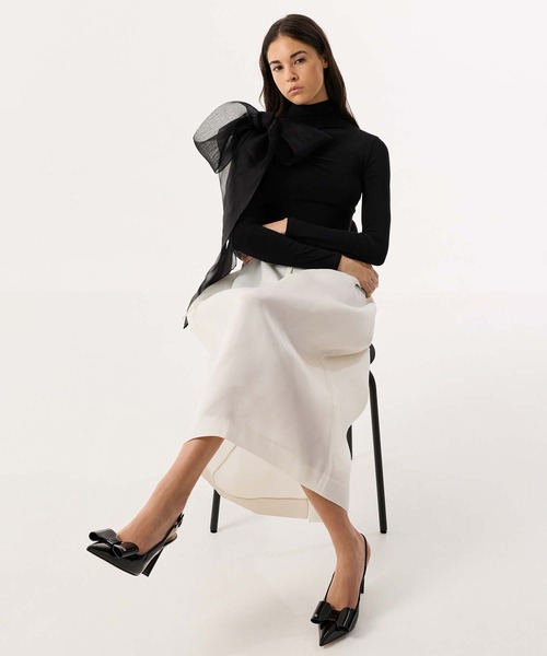 CHARLES ＆ KEITH（チャールズ&キース） パンプス Lu ルー レザーボウ