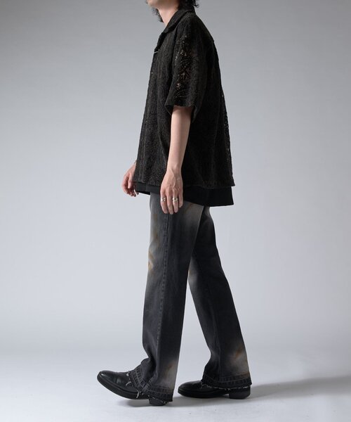 「Lui's」 加工デニムパンツ M ブルー メンズ