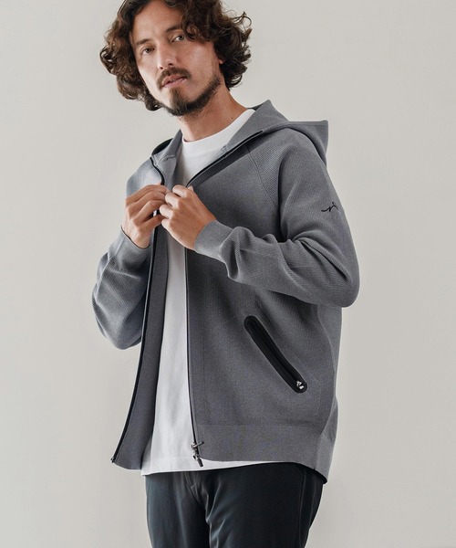 【m】René フード付きパーカー グレー 36 36 グレー フード付きパーカー 【m】René