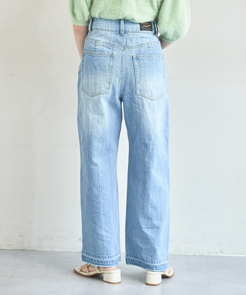 [Kastane] обработка Denim брюки 0 черный женский 