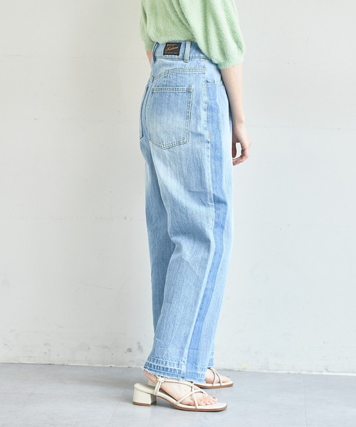 [Kastane] обработка Denim брюки 0 черный женский 