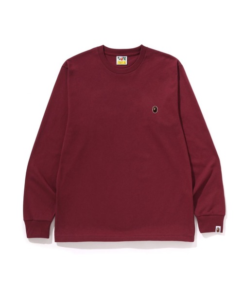 A BATHING APE tシャツ ONE POINT LS TEE メンズ レディース