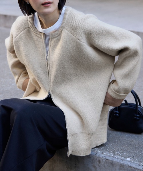 PETIT BATEAU（プチバトー） カーディガン コットンニットカーディガン