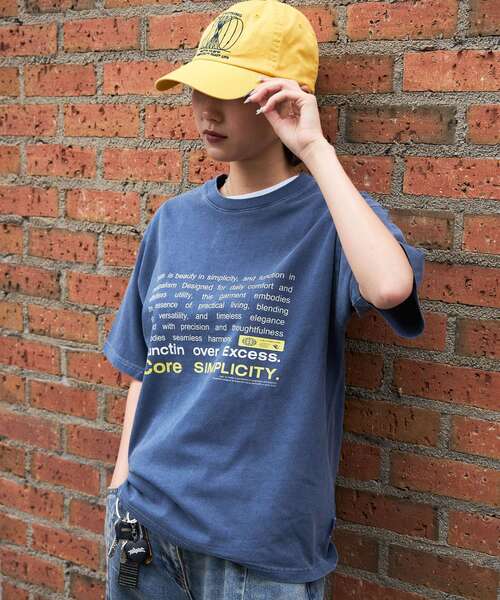 「FFEIN」 半袖Tシャツ LARGE グレー メンズ_画像8