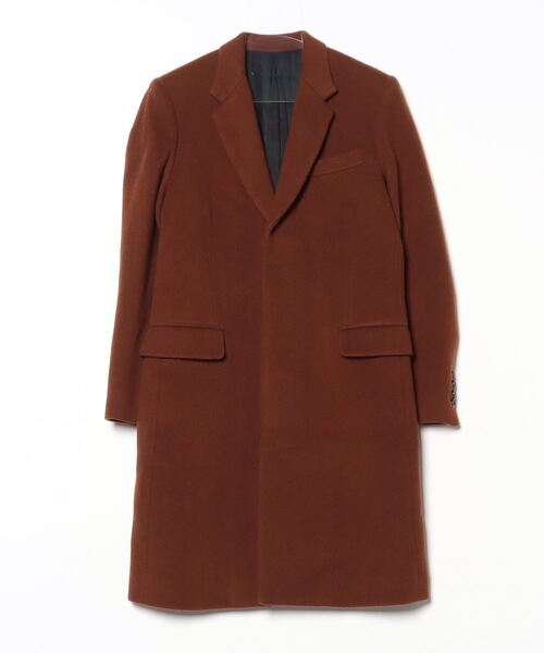 LITHIUM HOMME（リチウム オム） チェスターコート 40 ブラウン メンズ