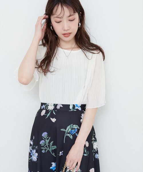 「natural couture」 半袖ブラウス FREE ミント レディース_画像3