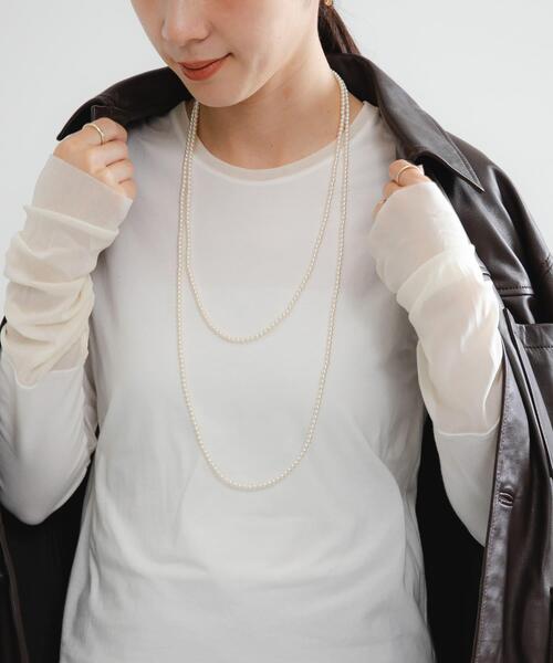 アーバンリサーチ（URBAN RESEARCH）/チュール切り替えカットソー URBAN RESEARCH（アーバンリサーチ） tシャツ チュール切り替え