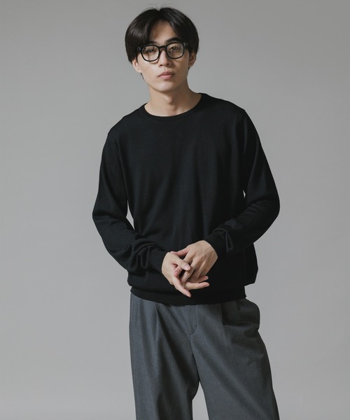 JOHN SMEDLEY（ジョンスメドレー） セーター ニット PULLOVER CN LS