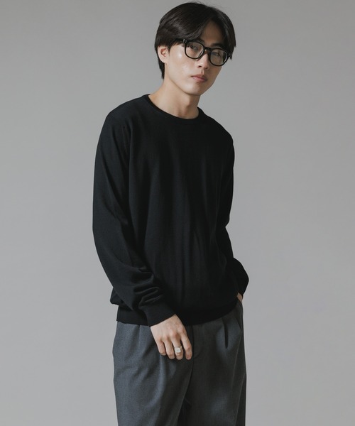 JOHN SMEDLEY（ジョンスメドレー） セーター ニット PULLOVER CN LS