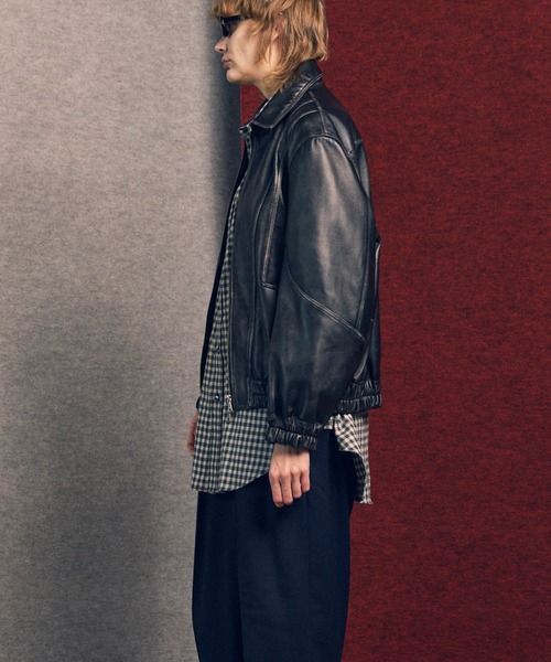 MAISON SPECIAL（メゾンスペシャル） 革ジャン ライダース 「UNISEX