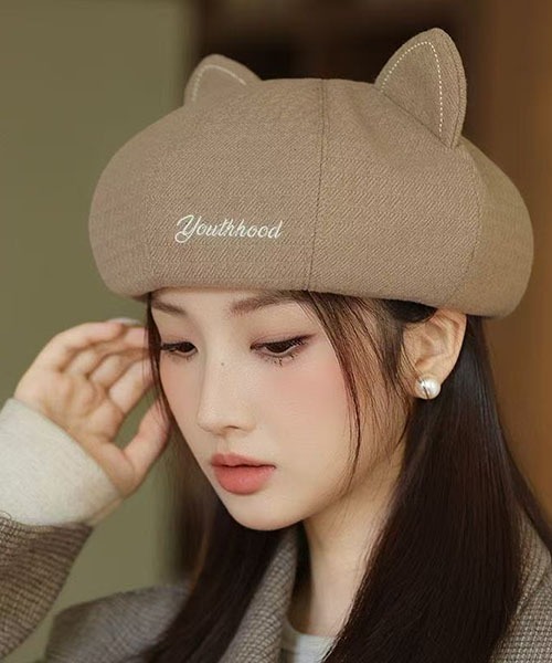 gossip!ロサンゼルス キャップ 帽子 猫耳キュートベレー レディース