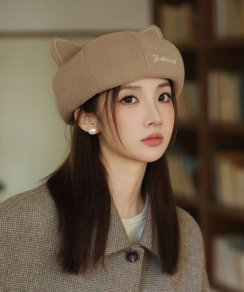 gossip!ロサンゼルス キャップ 帽子 猫耳キュートベレー レディース