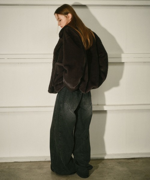 LE CIEL BLEU（ルシェルブルー） コート アウター フェイクミンク