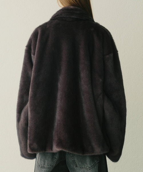 LE CIEL BLEU（ルシェルブルー） コート アウター フェイクミンク