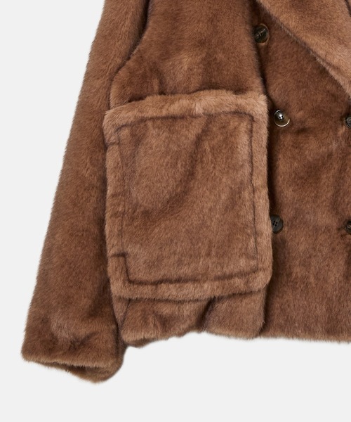 LE CIEL BLEU（ルシェルブルー） コート アウター フェイクミンク