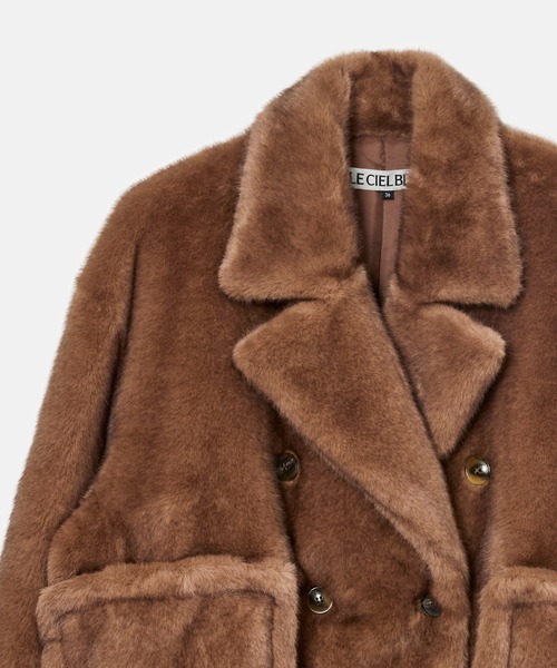 LE CIEL BLEU（ルシェルブルー） コート アウター フェイクミンク