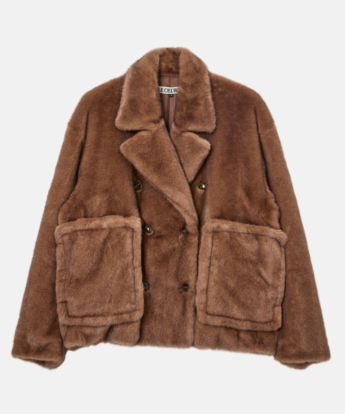 LE CIEL BLEU（ルシェルブルー） コート アウター フェイクミンク