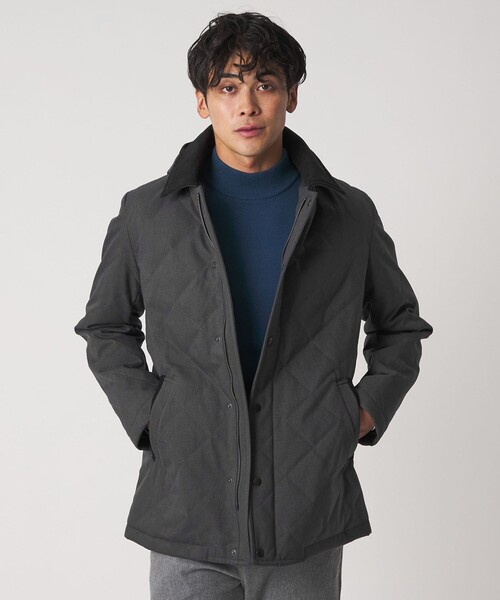 A DAY IN THE LIFE ブルゾン アウター ウールライク キルト フード