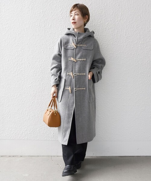 SHIPS any 「SHIPS any」 ダッフルコート ONE SIZE ライトグレー
