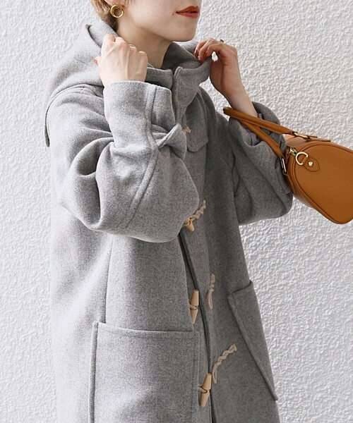 SHIPS any 「SHIPS any」 ダッフルコート ONE SIZE ライトグレー