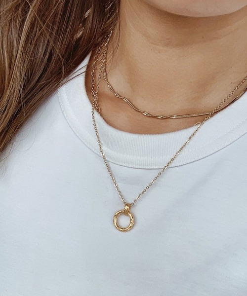 IRIEBEACH（アイリービーチ） ネックレス Pipe circle necklace