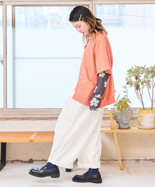 「BIG FIELD」 パンツ 160cm ベージュ レディース_画像6