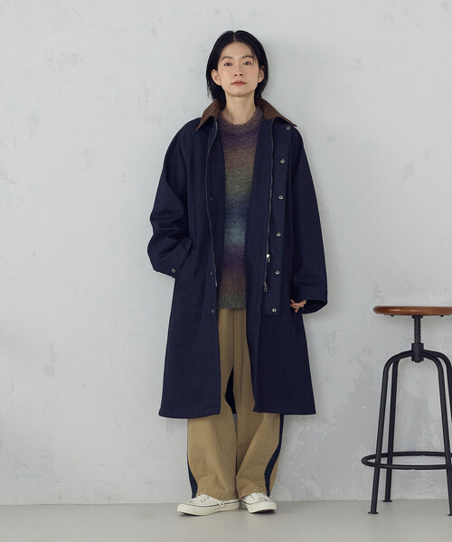 Purple&Yellow（パープルアンドイエロー） コート ジャケット フリース