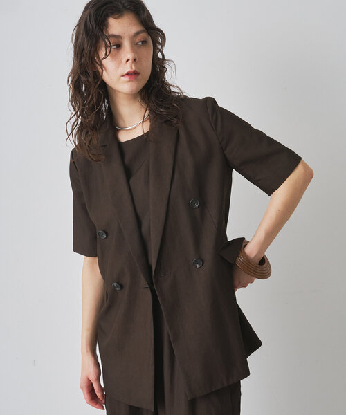 Whim Gazette（ウィム ガゼット） テーラードジャケット FREE ブラウン