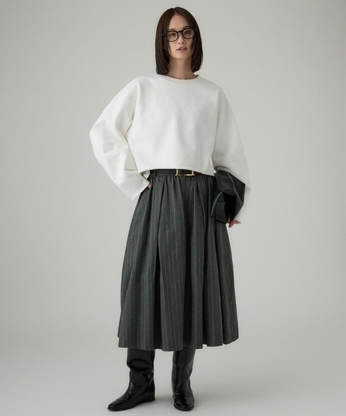 BABYLONE（バビロン） トレーナー スウェット 裏起毛カットオフ