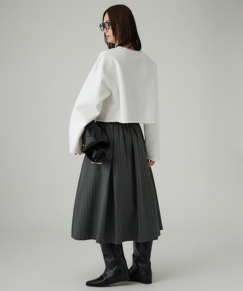 BABYLONE（バビロン） トレーナー スウェット 裏起毛カットオフ