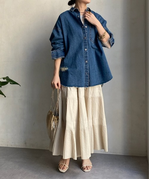 DOUDOU フレアスカート　ブラック DouDou（ドゥドゥ） フレアスカート FREE ブラック レディース