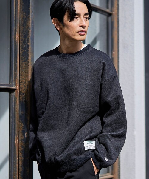 DISCUS トレーナー スウェット （ディスカス）裏フリース 配色プル