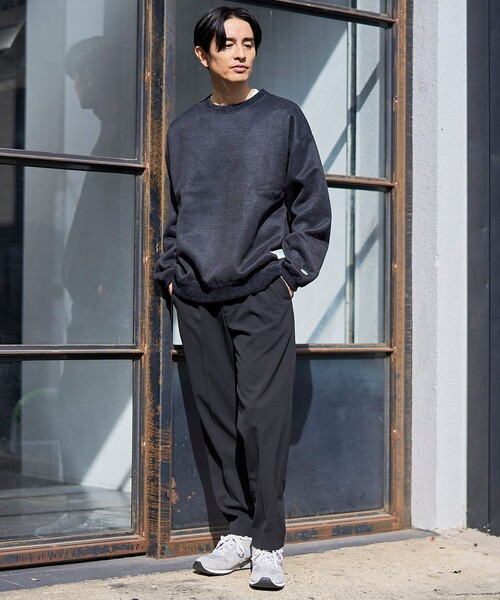 DISCUS トレーナー スウェット （ディスカス）裏フリース 配色プル