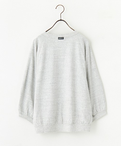 「AMERICANA」 7分袖カットソー ONE SIZE 杢グレー レディース_画像2