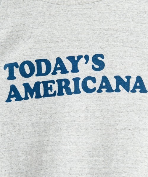 「AMERICANA」 7分袖カットソー ONE SIZE 杢グレー レディース_画像6