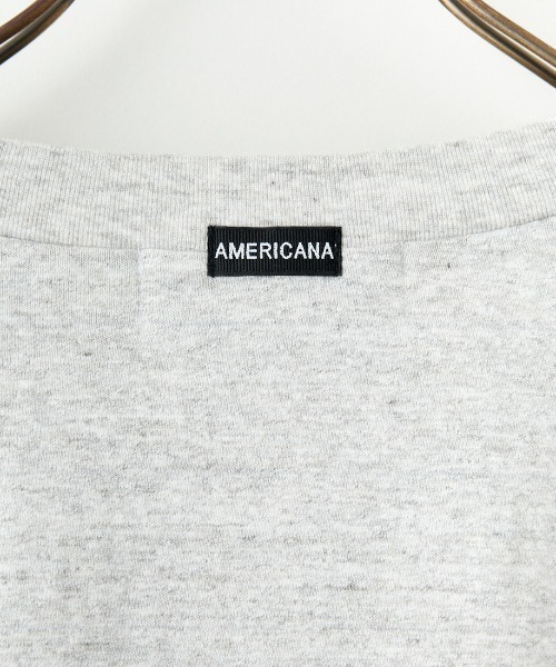 「AMERICANA」 7分袖カットソー ONE SIZE 杢グレー レディース_画像7