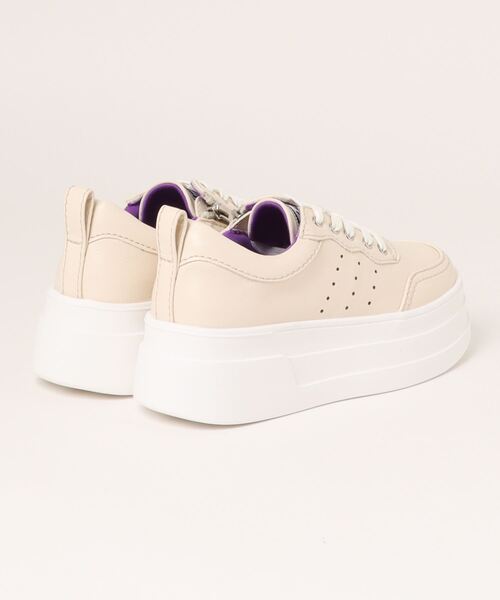 「YOSUKE」 ローカットスニーカー 23.5 ブラック×ホワイト レディース_画像2