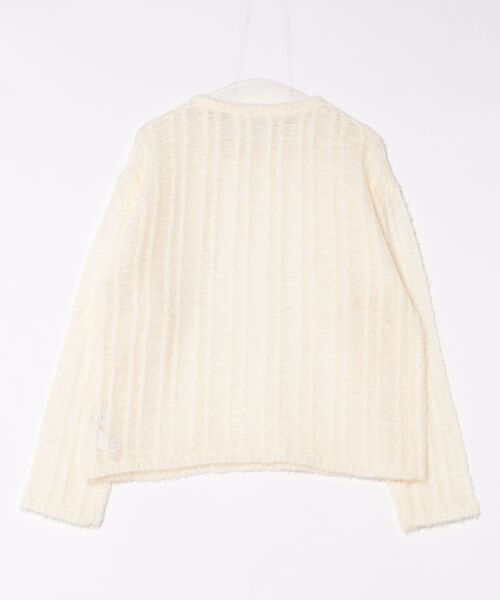 CLANE（クラネ） ニット セーター CLANE SHEER SHAGGY LOOSE KNIT TOPS