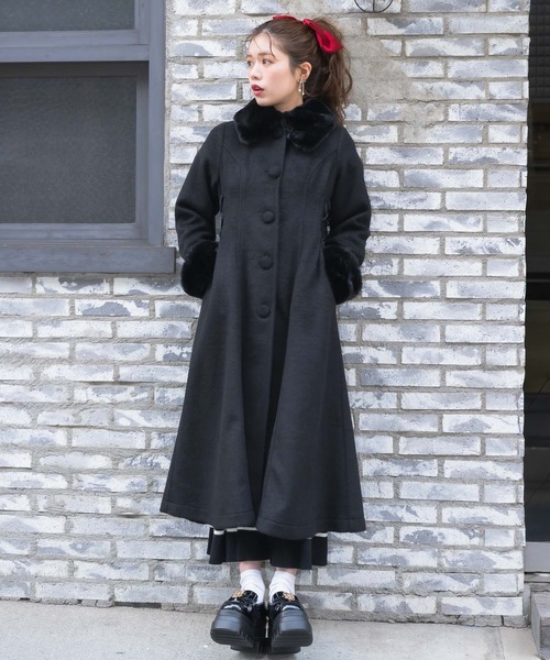 クチュールバイロジータ コート アウター ウエストレースアップロング