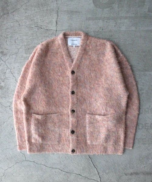 未使用級✨イノウエブラザーズ L アルパカ混 スリカーディガン シャギー グレー The Inoue Brothers ザ・イノウエブラザーズ Suri Cardigan アルパカ