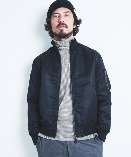 「Magine」 ブルゾン 46 ネイビー メンズ_画像4