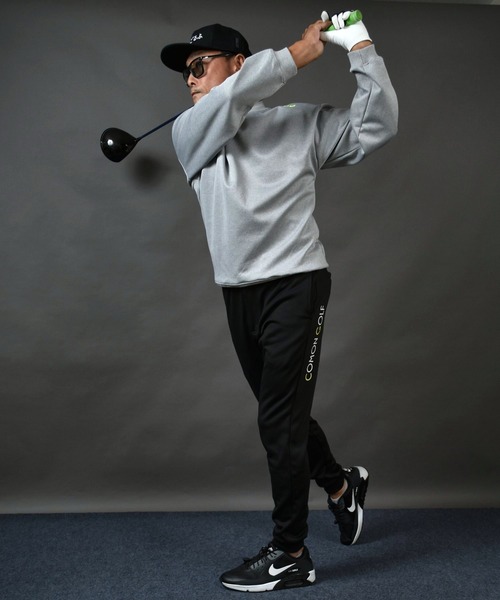 COMONGOLF（コモンゴルフ） パンツ L ネイビー メンズ : ZOZOTOWN