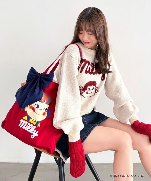 MAJESTIC LEGON（マジェスティックレゴン） トートバッグ ペコちゃん