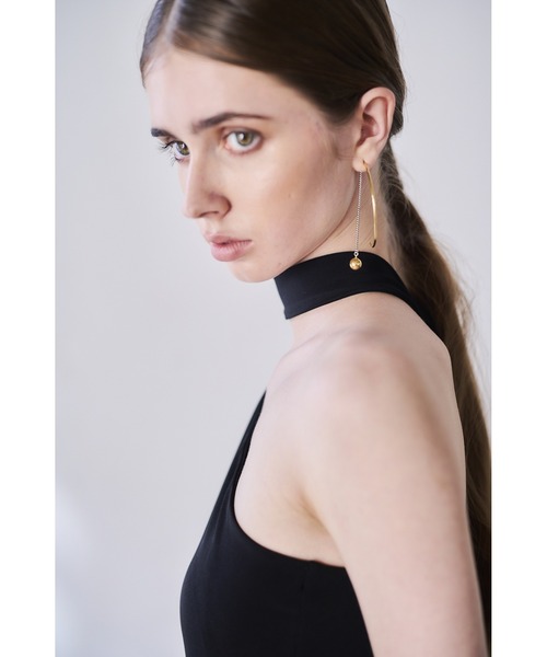 「Estella.K」 ノースリーブワンピース FREE ブラック レディースの画像