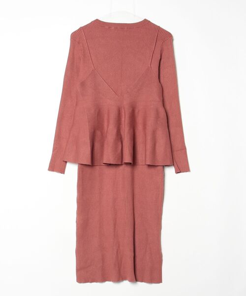 「MILLION CARATS」 コンビワンピース FREE ピンク レディース_画像2